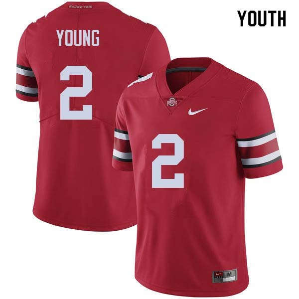 Ohio State Buckeyes #2 Chase Young Youth Player Jersey Red